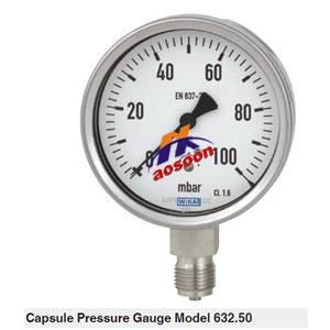 德国wika 632.50.100 膜盒式压力表