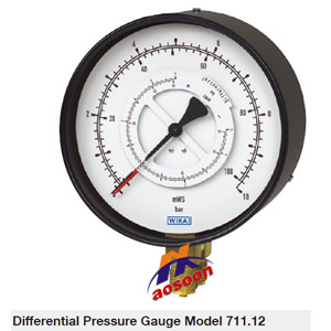 德国wika威卡711.12.100差压表